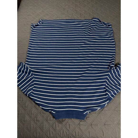 Polo Ralph Lauren Shirt Mens XXL Blue White Striped Short‎ Sleeve Soft Cotton - Picture 5 of 5